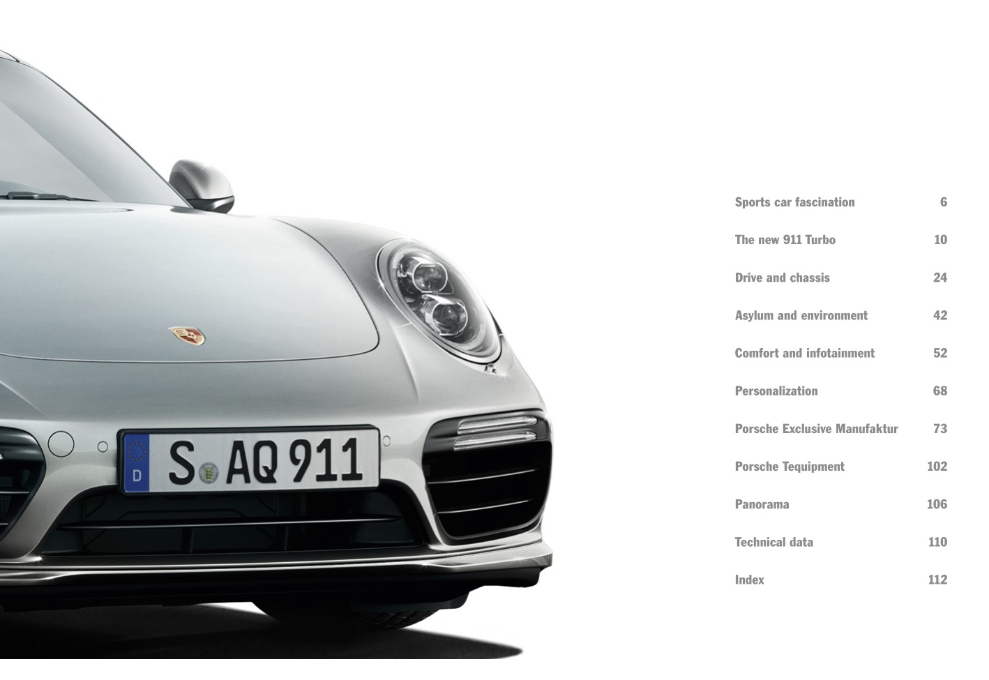 2016 Porsche 911 Turbo Brochure Page 43